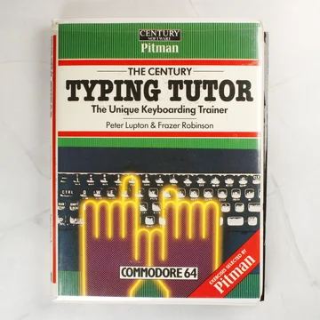The Century Typing Tutor Commodore 64 szoftver előlapja