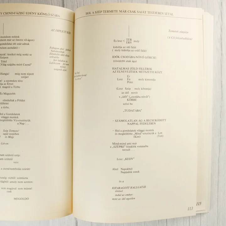 A könyv belső oldala és a lapszélek