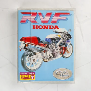 RVF Honda Amiga videójáték tokja elölről