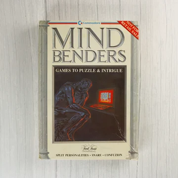 Mind Benders Commodore 64 játékgyűjtemény dobozának eleje