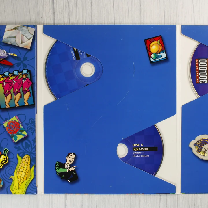 Art Explosion Image Library belső oldala a 6. lemezzel