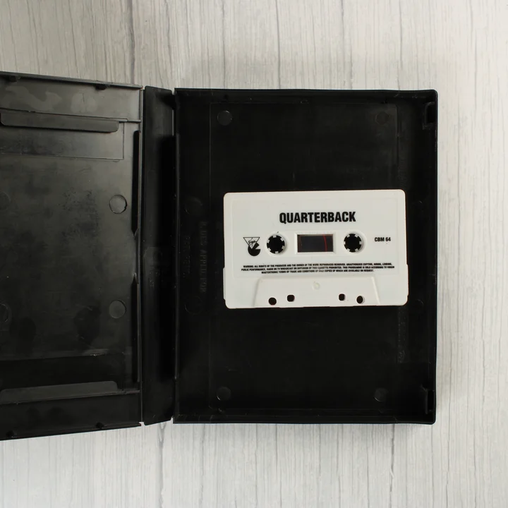 John Elway's Quarterback C64 kazetta a tokban
