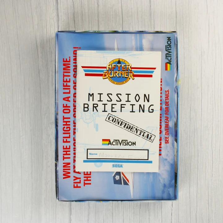 After Burner használati útmutató After Burner ZX Spectrum használati útmutató füzet