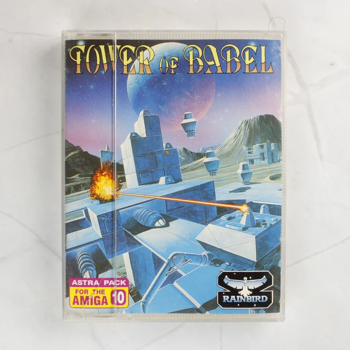 Tower of Babel Amiga videójáték tokja elölről