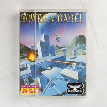 Tower of Babel Amiga videójáték tokja elölről