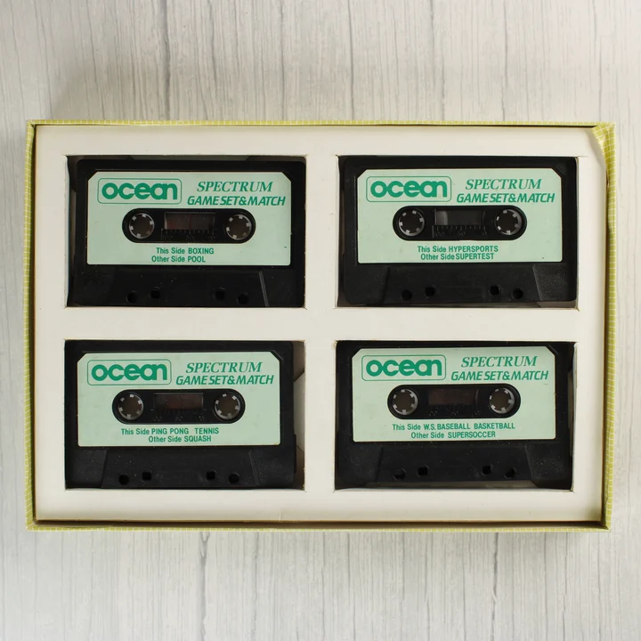 Game, Set and Match doboz elölnézete