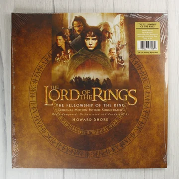 A Gyűrűk Ura: A Gyűrű Szövetsége filmzene bakelit lemez előlapja