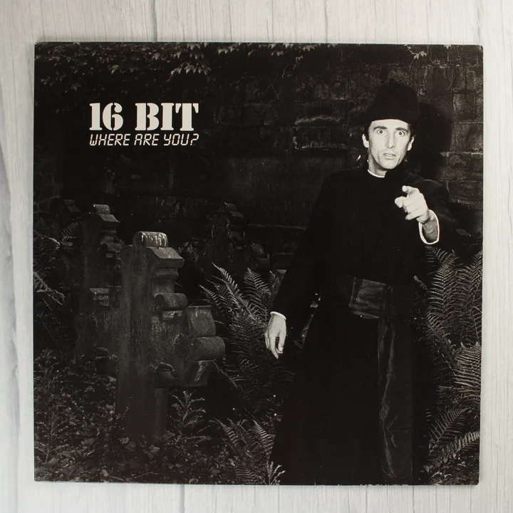 16 Bit Where Are You? bakelit lemez borító előlap