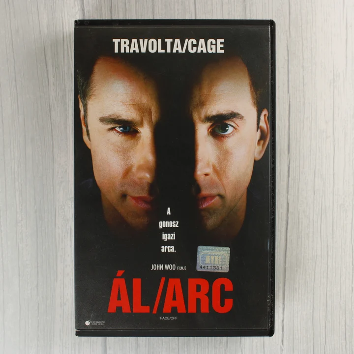 Az Ál/Arc című film VHS kazettájának elülső borítója