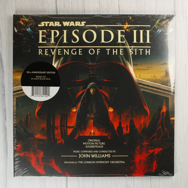 Star Wars Episode III Revenge of the Sith bakelit lemez borítója
