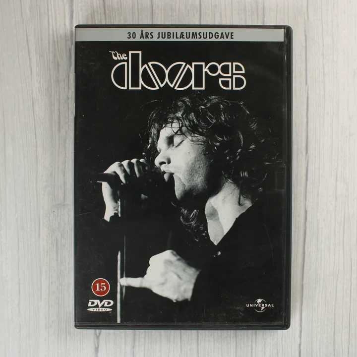 The Doors 30 éves jubileumi DVD borítója Jim Morrison képével