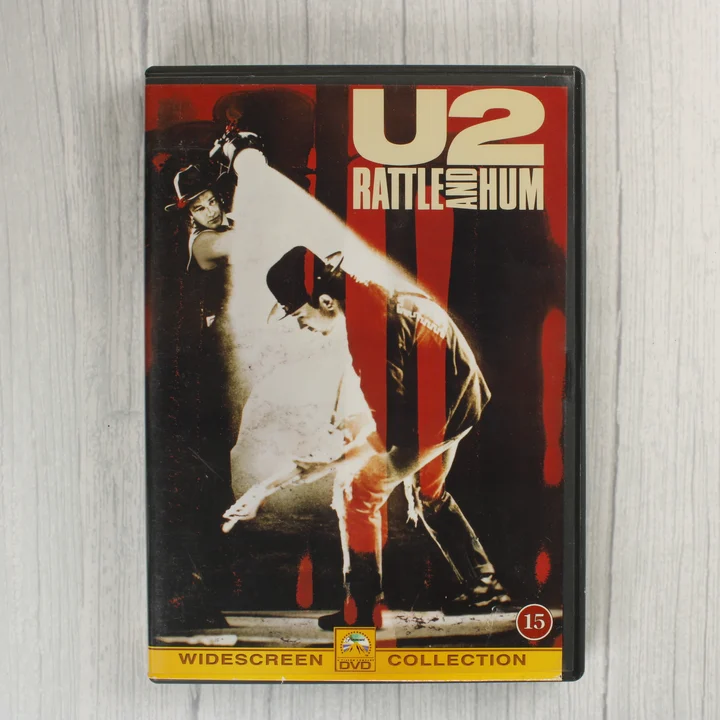 U2 Rattle and Hum DVD borító előlapja
