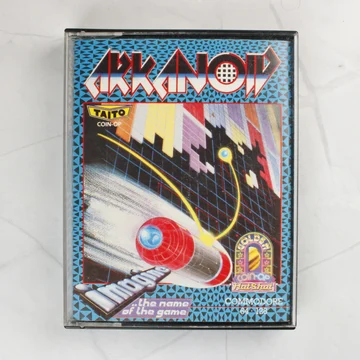 Arkanoid Commodore 64 videójáték kazetta tokban