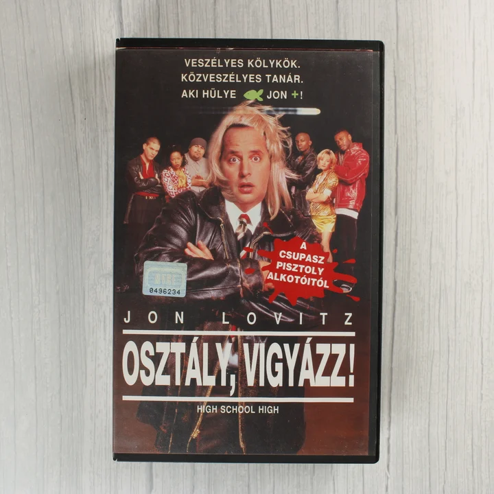 Az Osztály, vigyázz! VHS kazetta elülső borítója