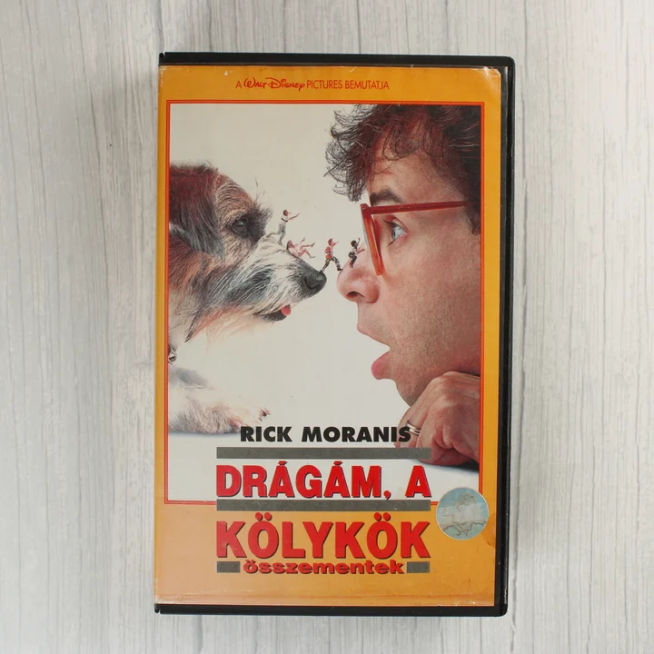 Drágám, a kölykök összementek VHS kazetta borítója