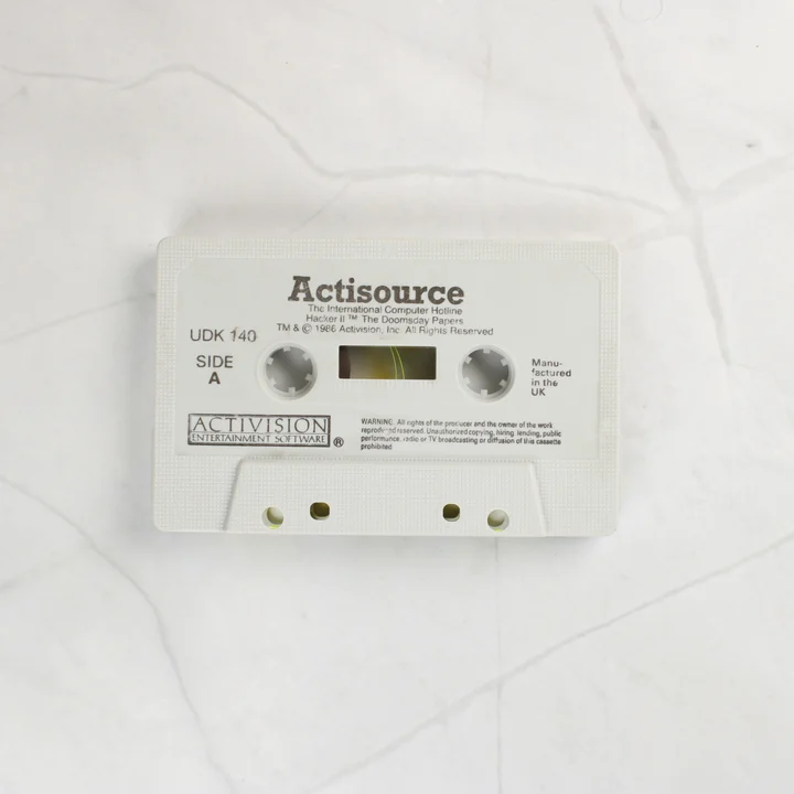 Hacker II: The Doomsday Papers Commodore 64 kazetta