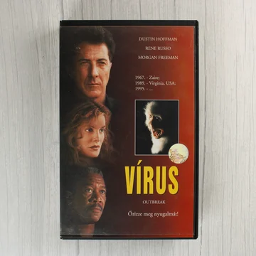 A Vírus című film VHS kazettájának előlapja