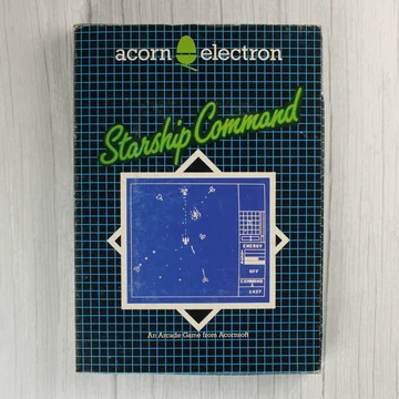 A Starship Command videójáték dobozának előlapja Acorn Electron platformra