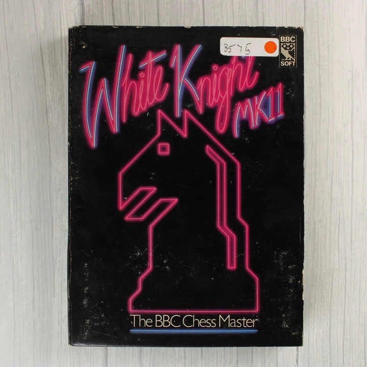 White Knight MK11 doboz elölnézet White Knight MK11 BBC Model B játék dobozának eleje