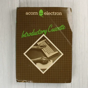 Acorn Electron Introductory Cassette szoftver kazetta doboza