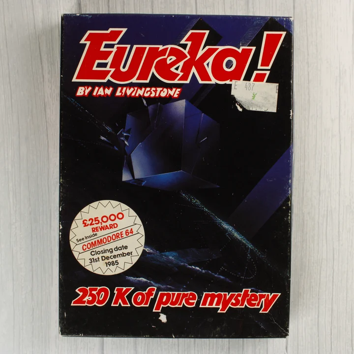 Eureka! Commodore 64 játék dobozának eleje