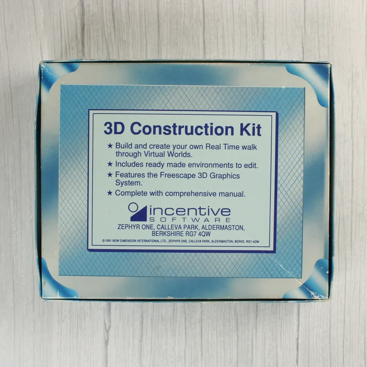 3D Construction Kit doboz hátoldala