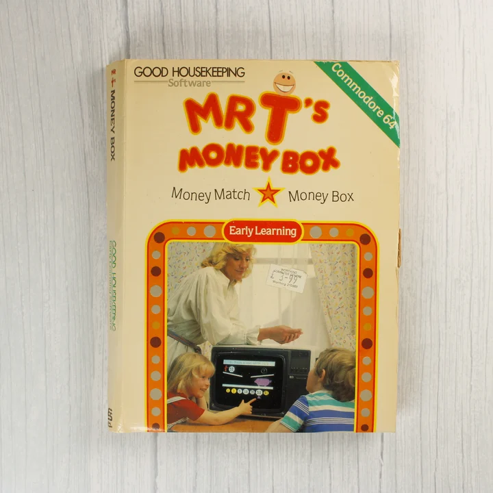 Mr T's Money Box Commodore 64 játék dobozának előlapja