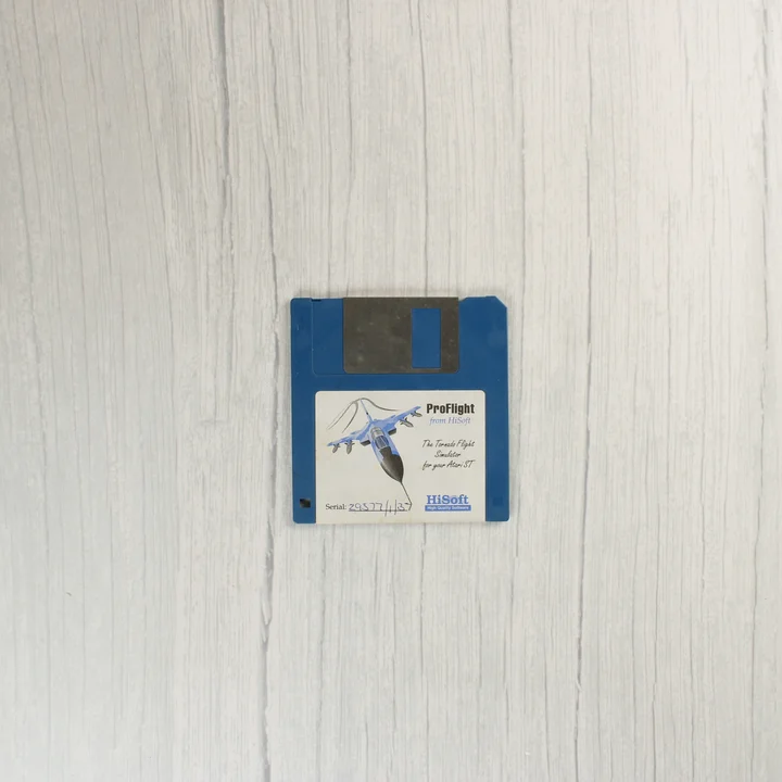 ProFlight floppy ProFlight kék floppy lemez Atari ST-hez
