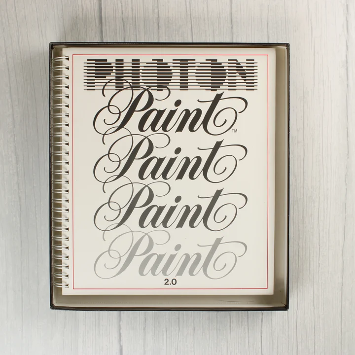 Photon Paint 2.0 spirálkötésű felhasználói kézikönyv a dobozban