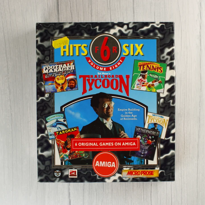 Hits for Six Volume Eight Amiga játékgyűjtemény dobozának előlapja
