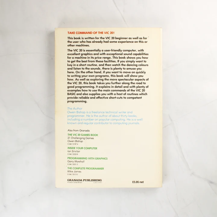 Get More From The VIC 20 könyv hátlapja
