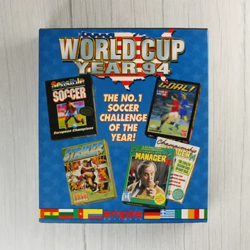 World Cup Year 94 Amiga játékgyűjtemény dobozának eleje