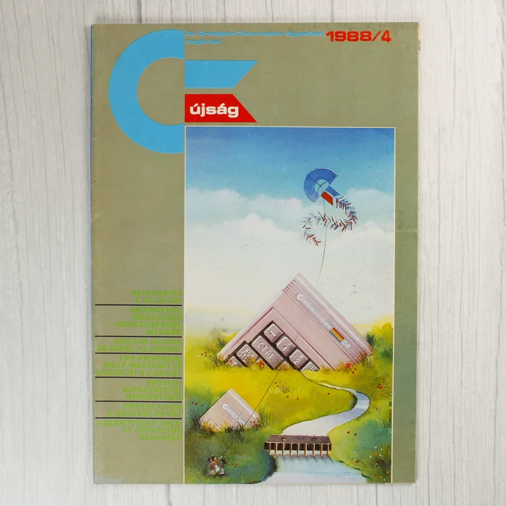 Commodore újság 1988/4 borító A Commodore újság 1988/4-es számának borítója