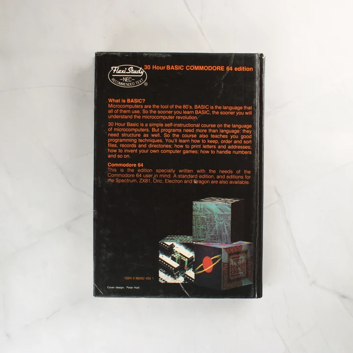A 30 Hour BASIC Commodore 64 Edition könyv hátlapja