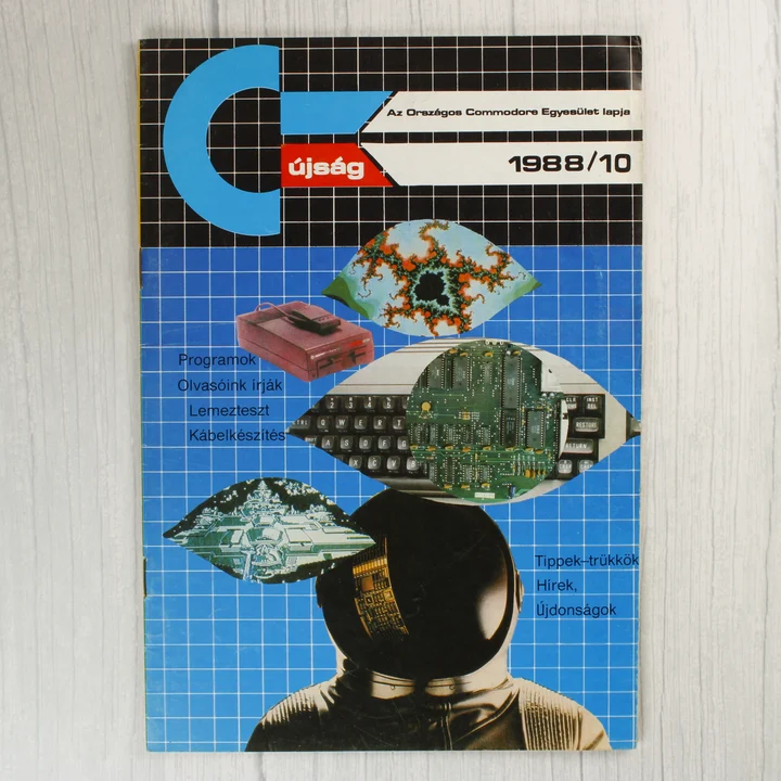 Commodore újság 1988/10 címlap A Commodore újság 1988/10-es számának színes borítója