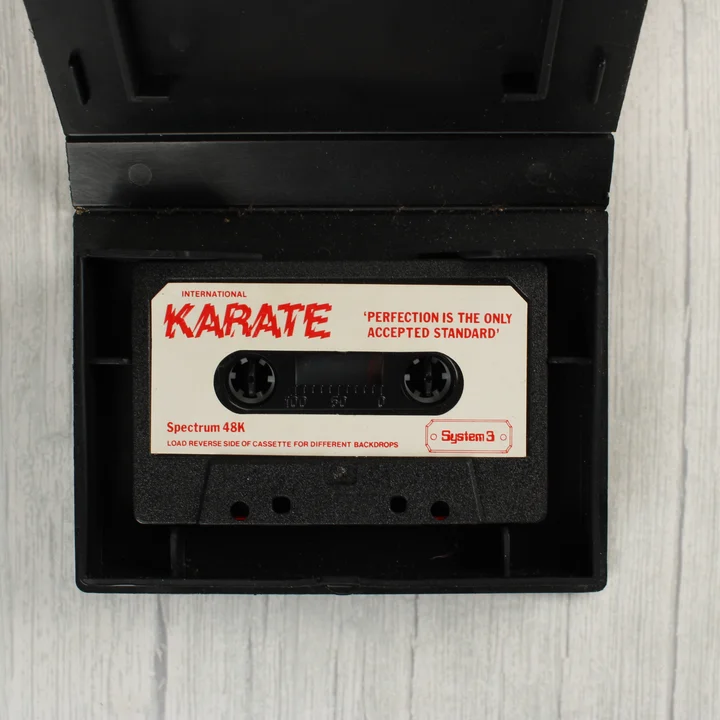 International Karate ZX Spectrum kazetta a tokban