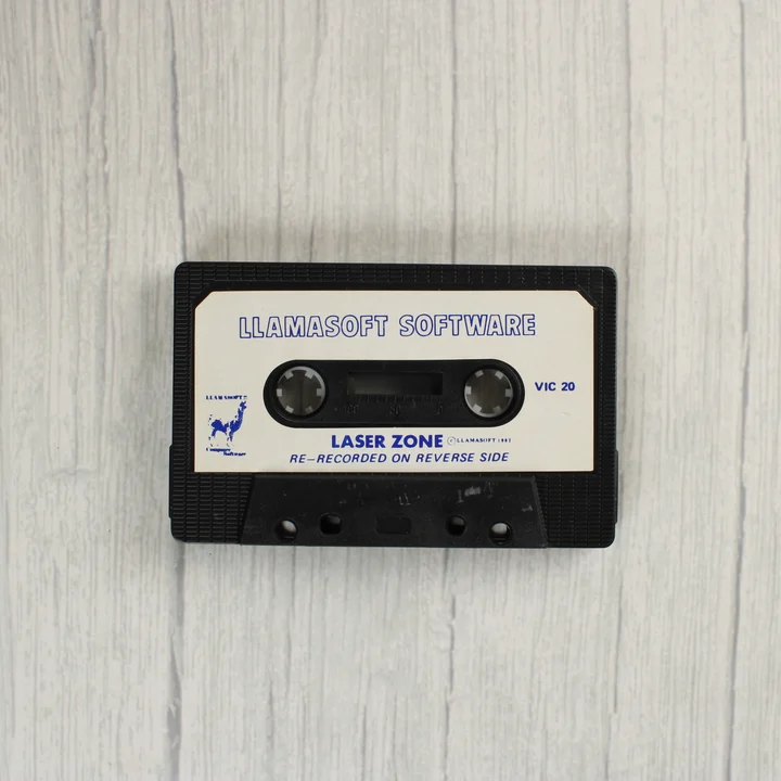 Laser Zone VIC-20 kazetta A Laser Zone videójáték magnetofonkazettája