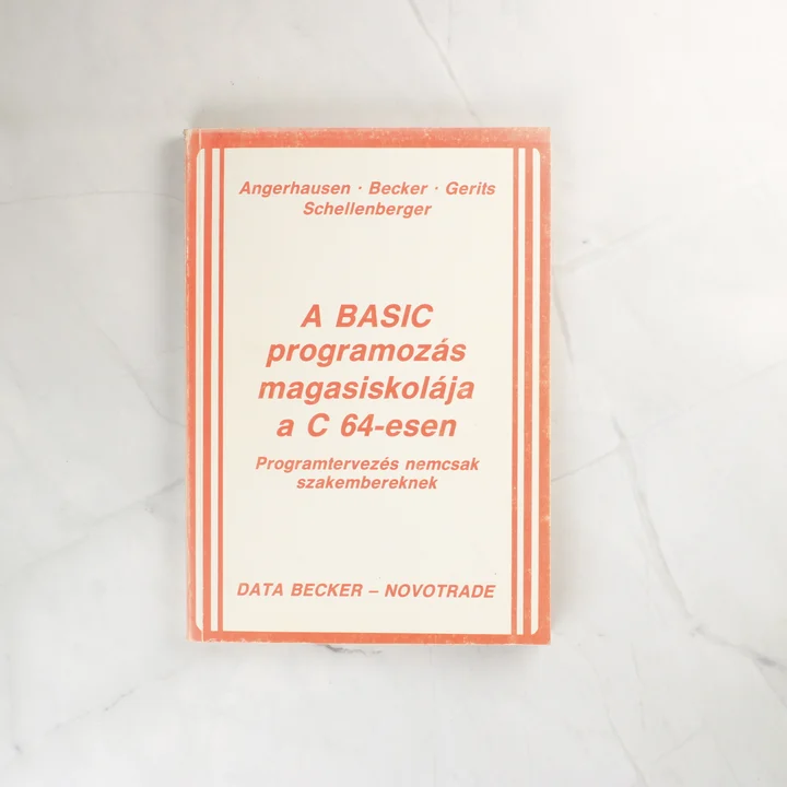 A BASIC programozás magasiskolája a C 64-esen könyv előlapja