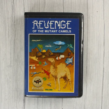 Revenge of the Mutant Camels C64 játék tokja elölről