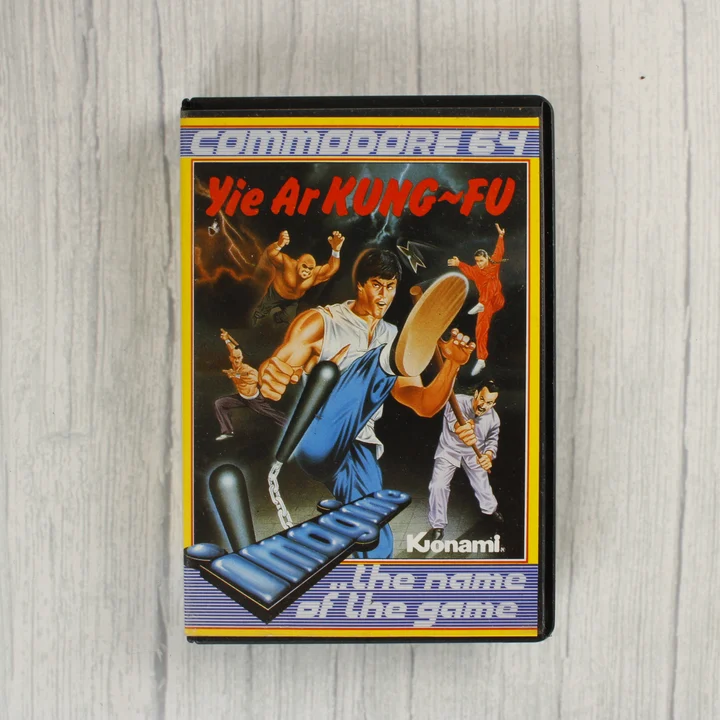 Yie Ar Kung-Fu Commodore 64 játék borítója