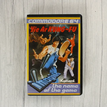 Yie Ar Kung-Fu Commodore 64 játék borítója