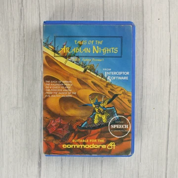 Tales of the Arabian Nights Commodore 64 játék borítója