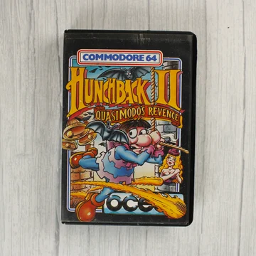 Hunchback II Commodore 64 videójáték tokjának előlapja