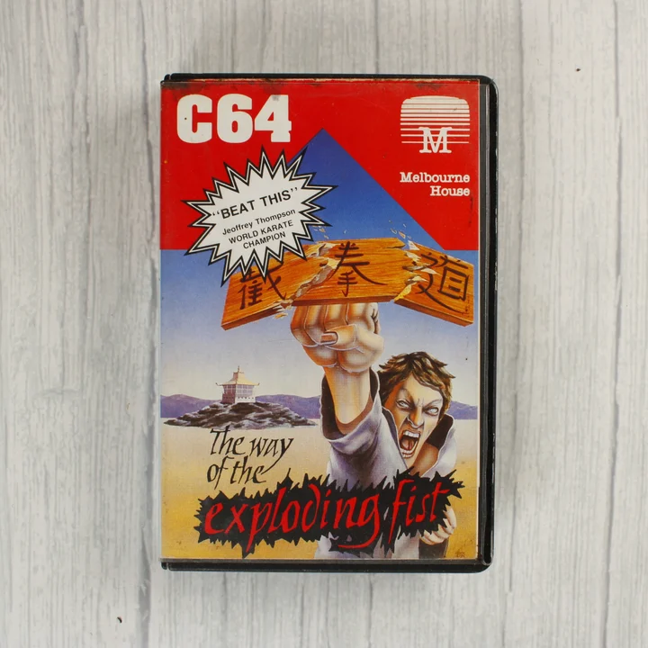 The Way of the Exploding Fist C64 borító The Way of the Exploding Fist C64 játék borítója
