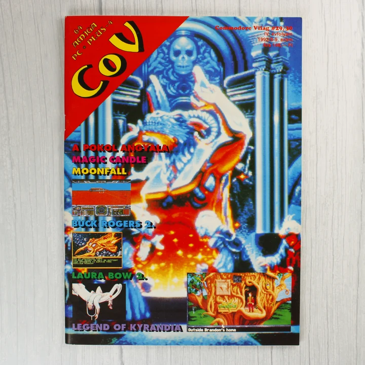 A Commodore Világ 29/30. számának színes borítója