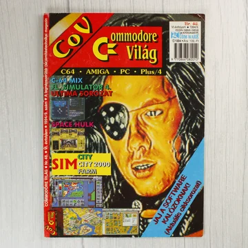 A Commodore Világ magazin 48. számának színes borítója