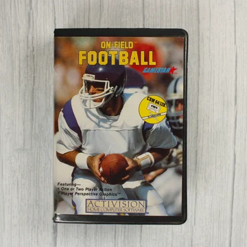 On-Field Football Commodore 64 játék borítója