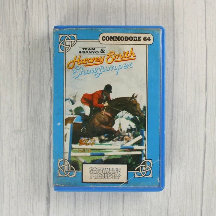 Harvey Smith Showjumper Commodore 64 videójáték előlapja
