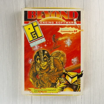 A Psi Warrior videójáték dobozának előlapja Commodore 64-re