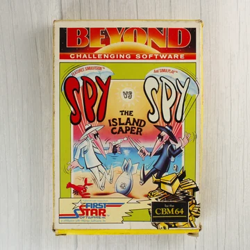 Spy vs Spy: The Island Caper C64 játék dobozának eleje